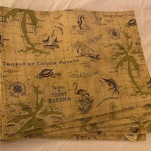 Tommy Bahama Tropic of Couch Potato Placemats - Set of 6 - Brand New